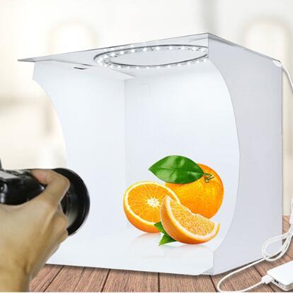 Two LED panels mini folding portable studio