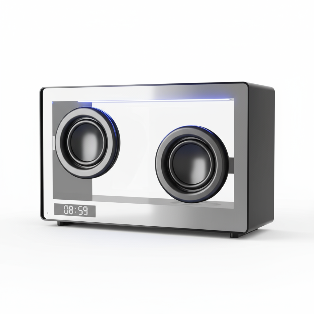 Transparent Compact Portable Wireless Bluetooth Speaker