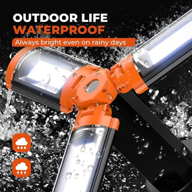 Light With Stand Triple Cordless LED