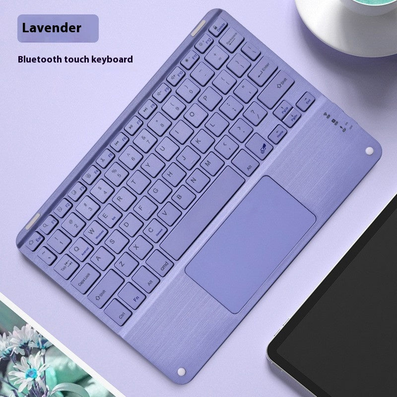 Square Hat Touch Bluetooth Wireless Charging Keyboard