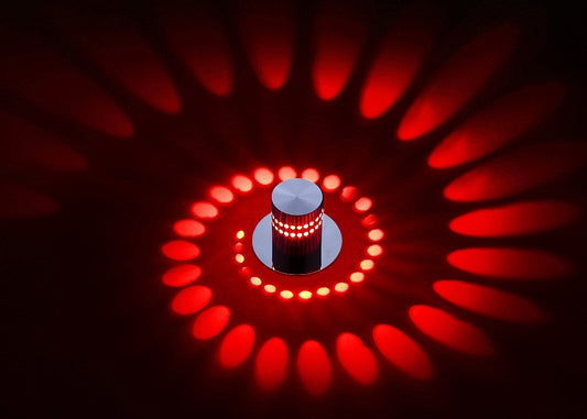 LED Wall Lights Modern Simple Spiral Wall Lamp Colorful Ceiling Led Indoor Lamp For KTV Bar Corridor Living Room