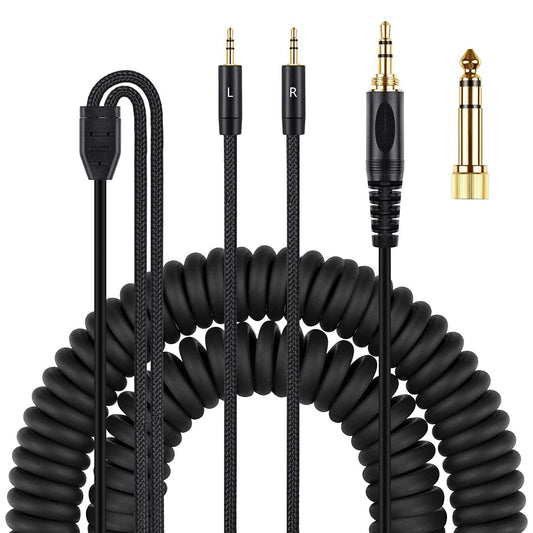 Suitable For HE400i He560 Double 25mm Plug Headset Spring Headset Cable