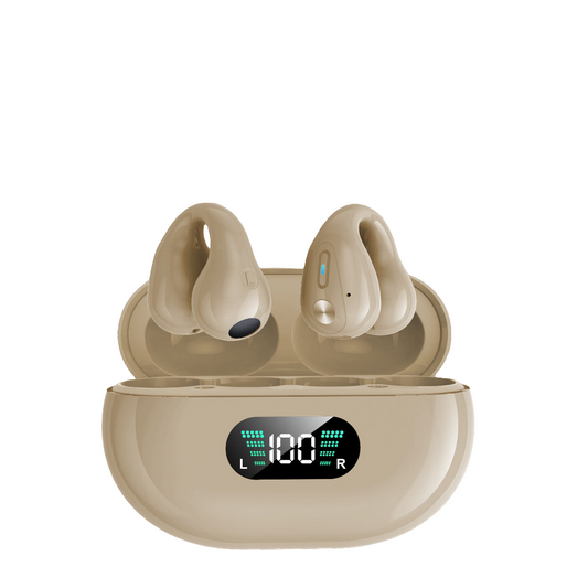 Bone Conduction Headphones TWS Earbuds Ear Clip Bluetooth 5.3 Touch Wireless Earphone In-Ear Bass HIFI Sports Headset